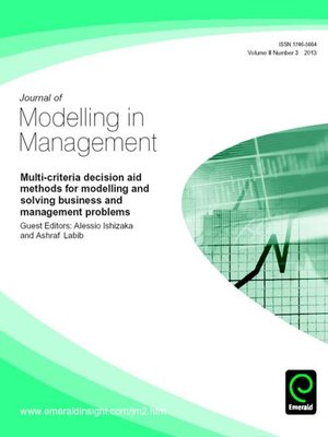 cover image of Journal of Modelling in Management, Volume 8, Issue 3